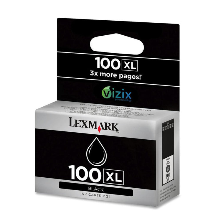 LEXMARK 100XL Black Original Inkjet Cartridge - Cartouches Certifiées