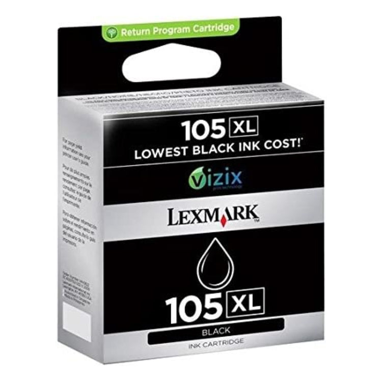 LEXMARK 105XL Black Original Inkjet Cartridge - Cartouches Certifiées