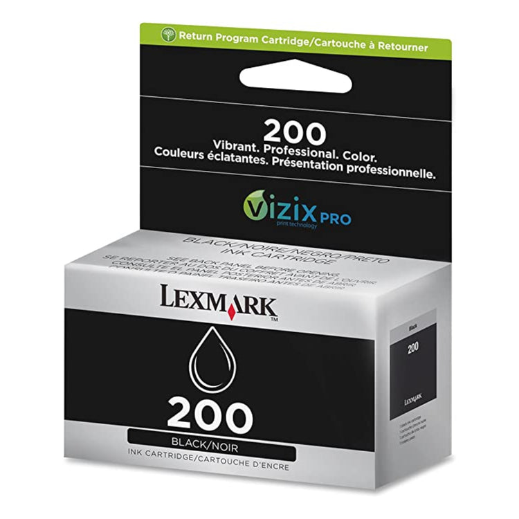 LEXMARK 200 Black Original Inkjet Cartridge - Cartouches Certifiées
