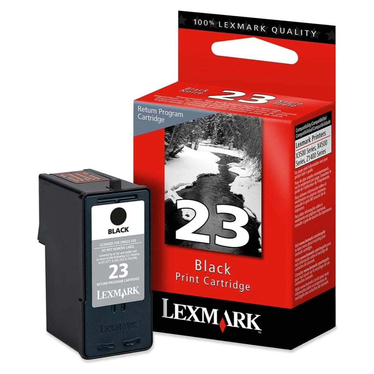 LEXMARK 23 Black Original Inkjet Cartridge - Cartouches Certifiées