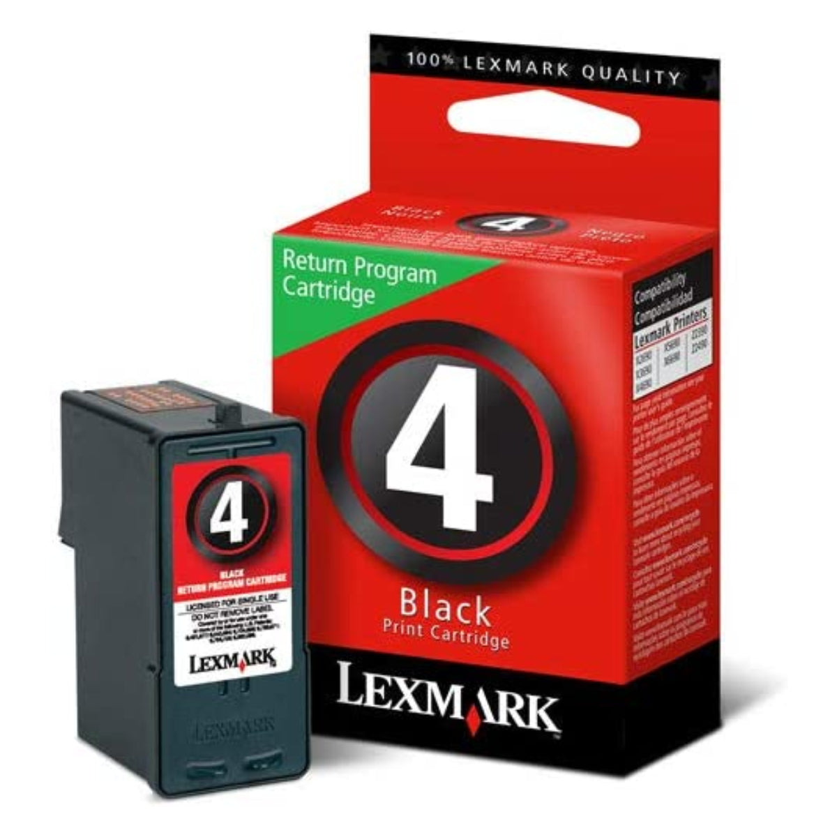 LEXMARK 4A Black Original Inkjet Cartridge - Cartouches Certifiées
