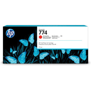 HP 774 - 775ml (P2W02A) Red Original Inkjet Cartridge - Cartouches Certifiées