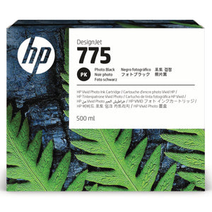 HP 775 - 500ml (1XB21A) Photo Black Original Inkjet Cartridge - Cartouches Certifiées