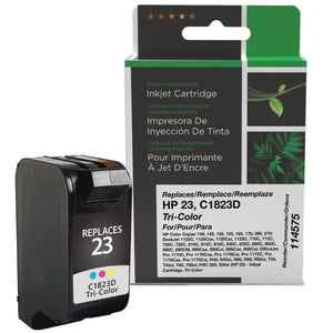 Refurbished HP 23 (C1823D) Color Inkjet Cartridge - Cartouches Certifiées