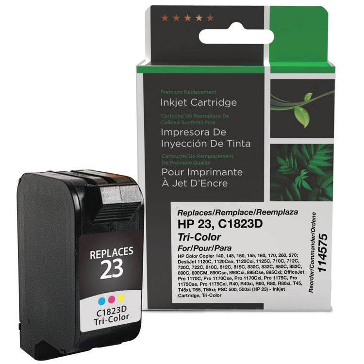 Refurbished HP 23 (C1823D) Color Inkjet Cartridge - Cartouches Certifiées