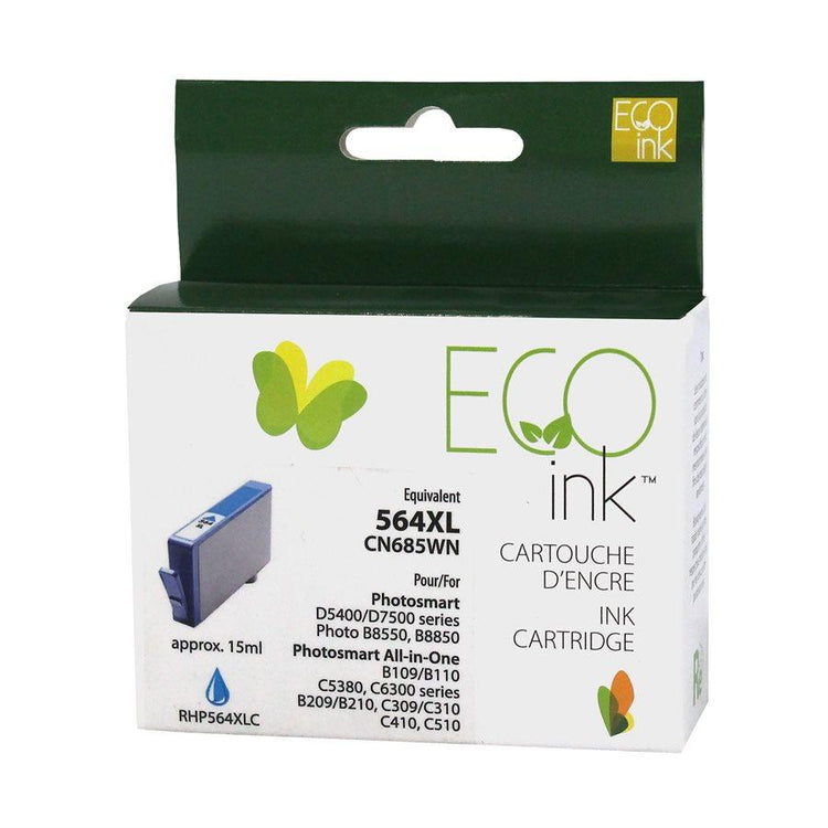 Refurbished HP 564XL (CB323WN) Cyan Inkjet Cartridge - Cartouches Certifiées