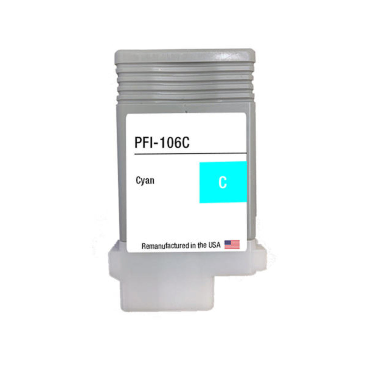 Refurbished CANON PFI-106 130ml (6629B001AA) Cyan Inkjet Cartridge - Cartouches Certifiées