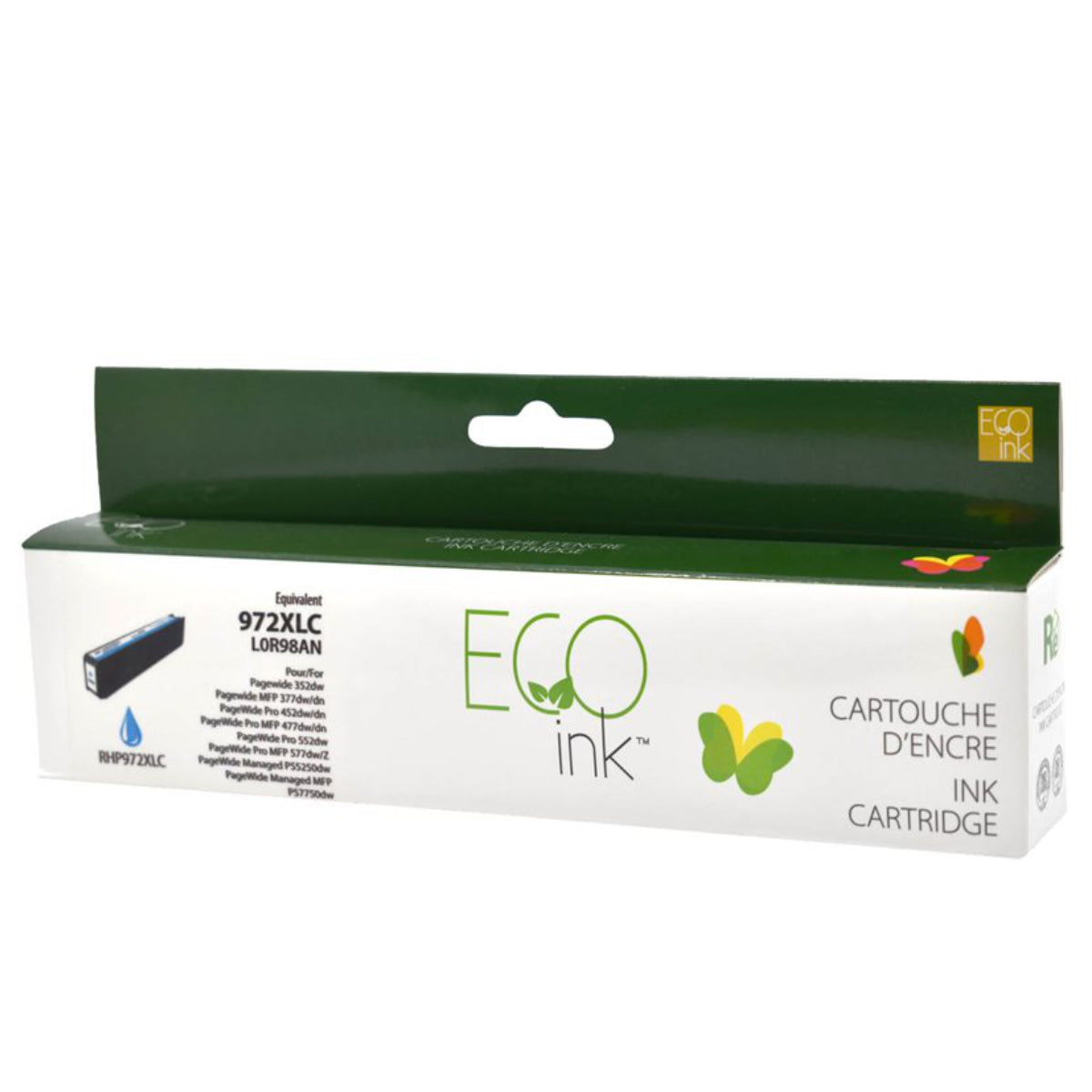 Refurbished HP 972X (L0R98AN) Cyan Inkjet Cartridge - Cartouches Certifiées