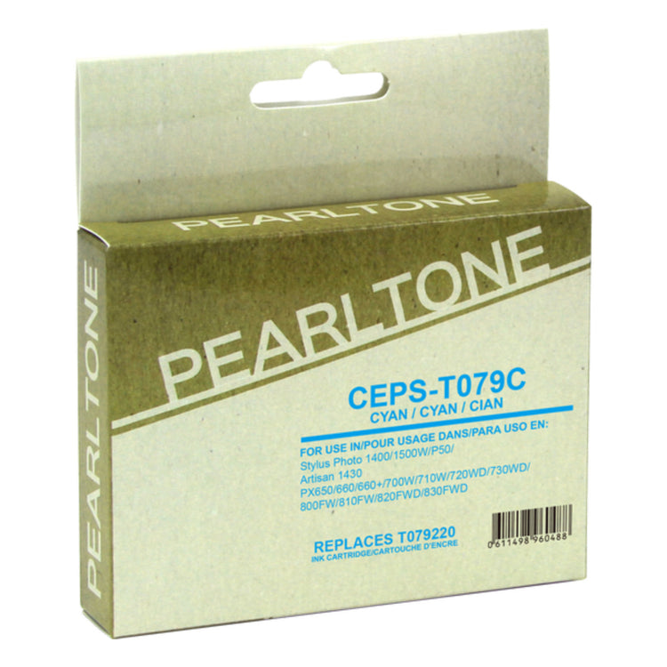 Compatible EPSON T079 (T079220 ) Cyan Inkjet Cartridge Premium Quality - Cartouches Certifiées