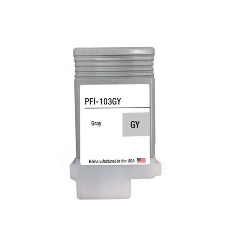 Compatible CANON PFI-103 (2213B001AA) Gray Inkjet Cartridge Premium Quality - Cartouches Certifiées