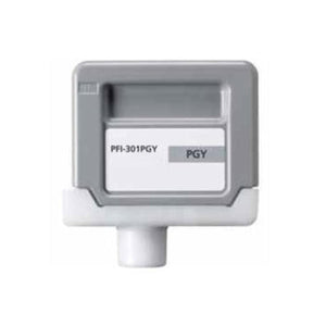 Compatible CANON PFI-301PGY Photo Gray (1496B001AA) Gray Photo Inkjet Cartridge Premium Quality - Cartouches Certifiées