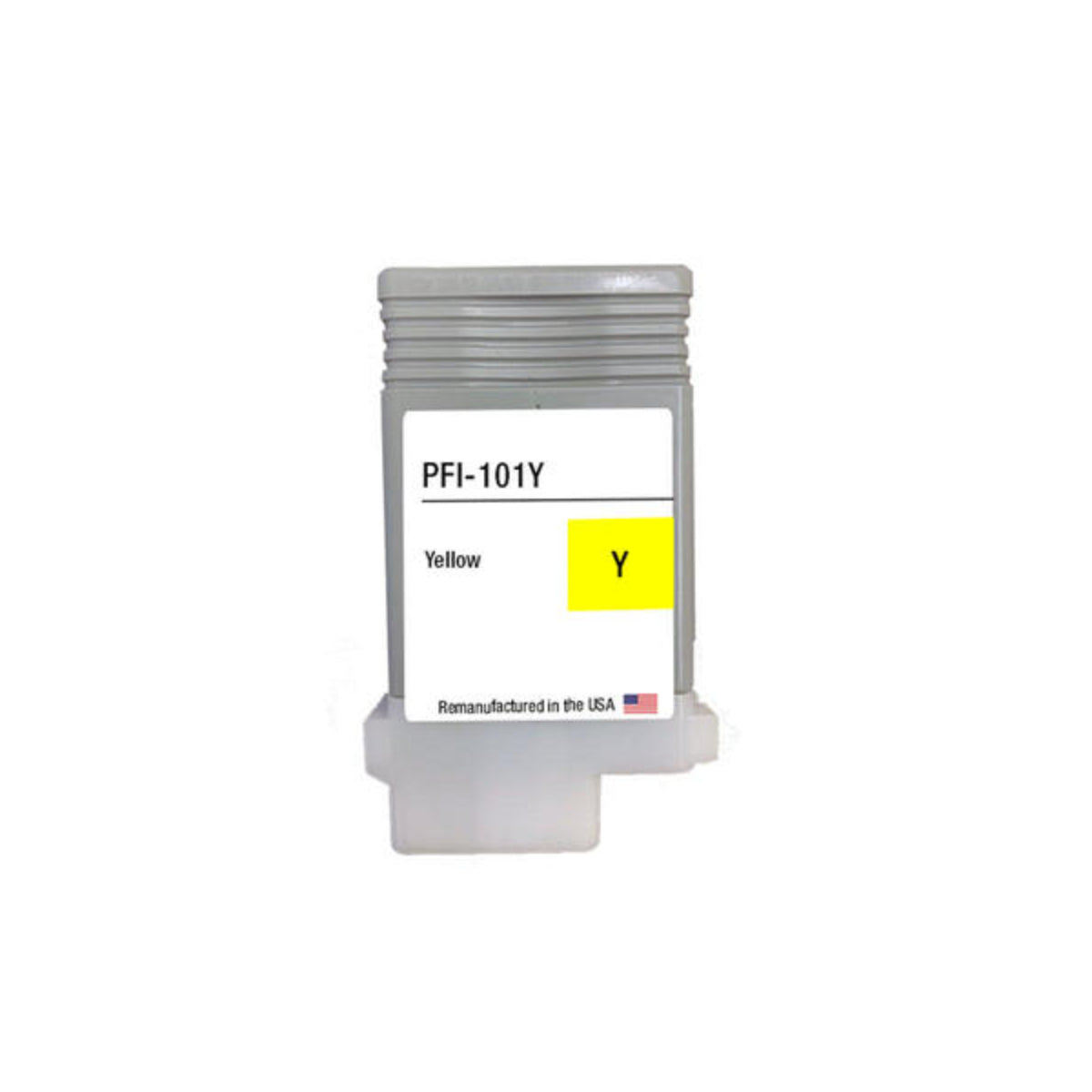 Compatible CANON PFI-101 (0886B001AA) Yellow Inkjet Cartridge Premium Quality - Cartouches Certifiées