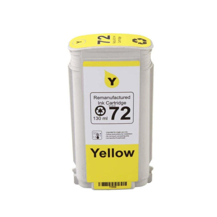 Refurbished HP 72 - 130ml (C9373A) Yellow Inkjet Cartridge - Cartouches Certifiées