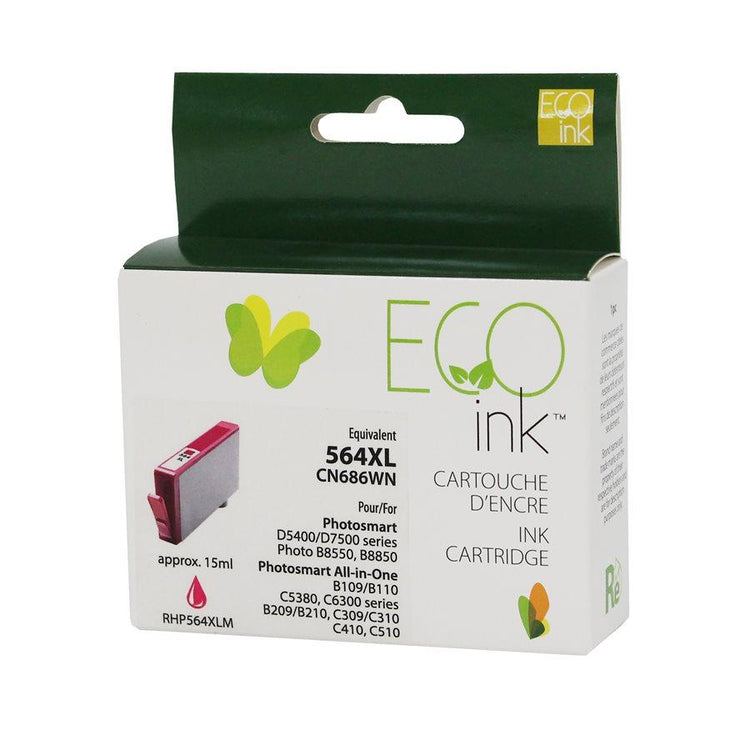 Refurbished HP 564XL (CB324WN) Magenta Inkjet Cartridge - Cartouches Certifiées