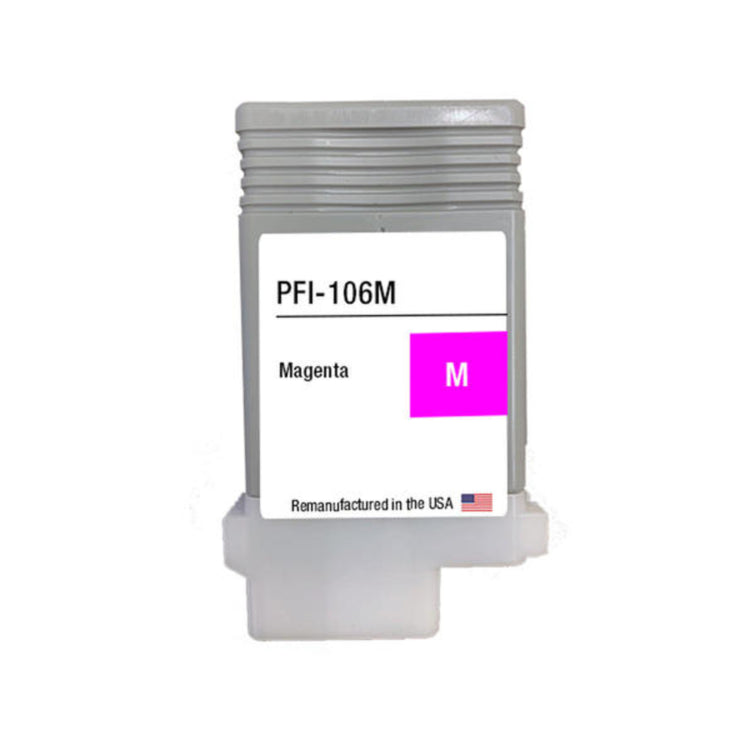 Refurbished CANON PFI-106 130ml (6623B001AA) Magenta Inkjet Cartridge - Cartouches Certifiées