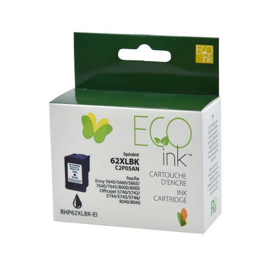 Refurbished HP 62XL (C2P05AN) Black Inkjet Cartridge