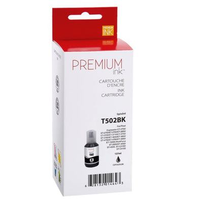 Compatible EPSON T502 (T502120) Black Inkjet Cartridge Premium Quality - Cartouches Certifiées