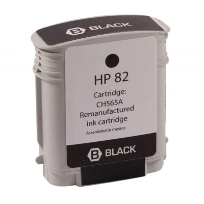 Refurbished HP 82 - 69ml (CH565A) Black Inkjet Cartridge - Cartouches Certifiées