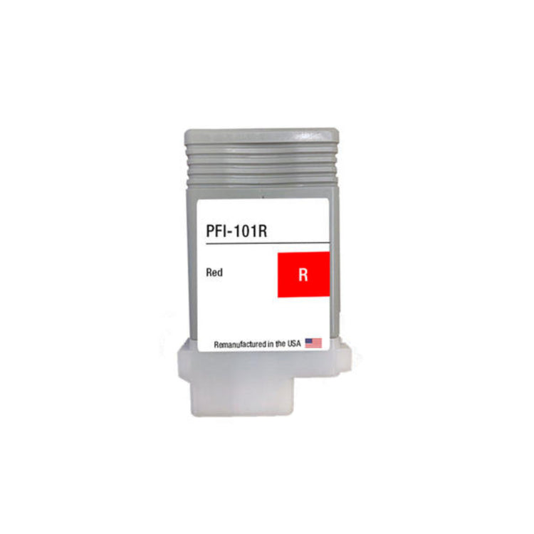 Compatible CANON PFI-101 (0889B001AA) Red Inkjet Cartridge Premium Quality - Cartouches Certifiées