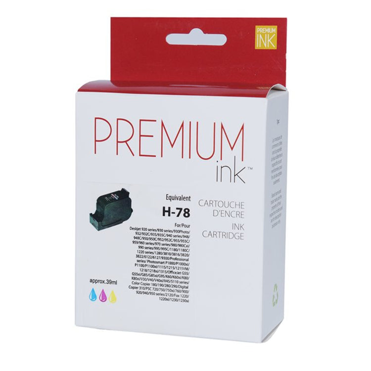 Refurbished HP 78 (C6578DN) Color Inkjet Cartridge - Cartouches Certifiées
