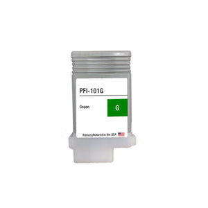 Refurbished CANON PFI-101 (0890B001AA) Green Inkjet Cartridge - Cartouches Certifiées