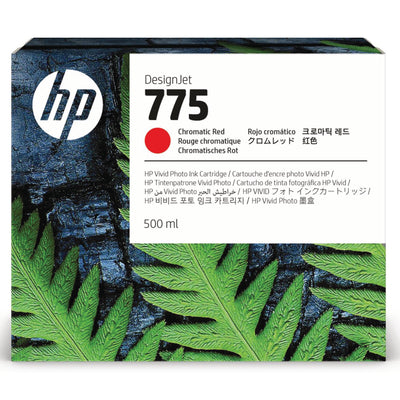 HP 775 - 500ml (1XB20A) Chromatic Red Original Inkjet Cartridge - Cartouches Certifiées