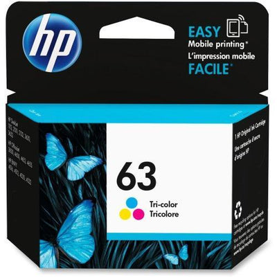 HP 63 (F6U61AN) Color Original Inkjet Cartridge - Cartouches Certifiées