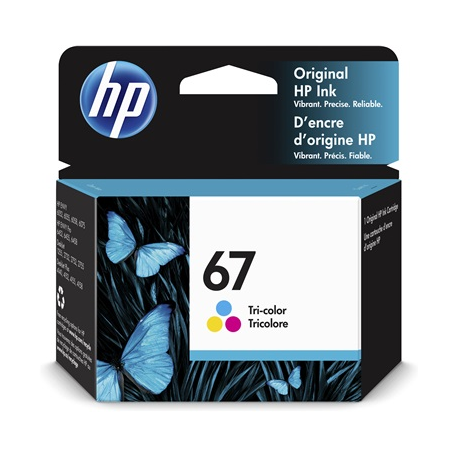 HP 67 (3YM55AN) Color Original Inkjet Cartridge - Cartouches Certifiées