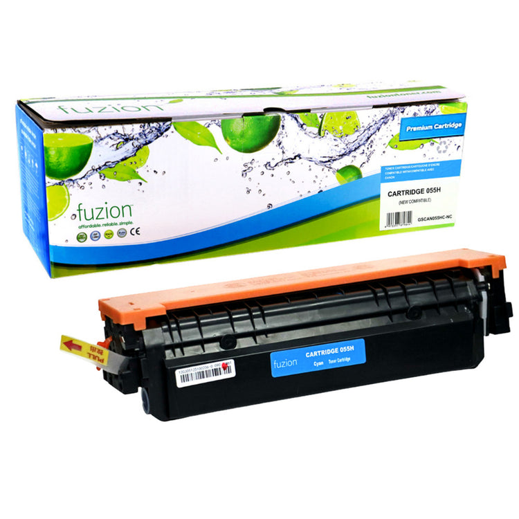 Compatible CANON 055H (3019C001) Cyan Toner Cartridge Premium Quality - Cartouches Certifiées