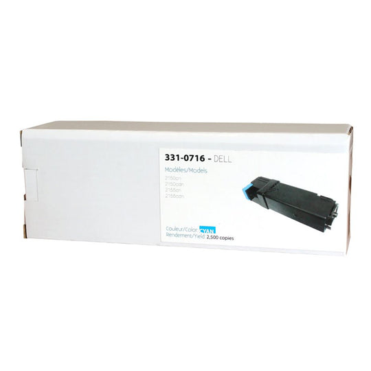 Compatible DELL 331-0716 (331-0716, 769T5) Cyan Toner Cartridge Premium Quality