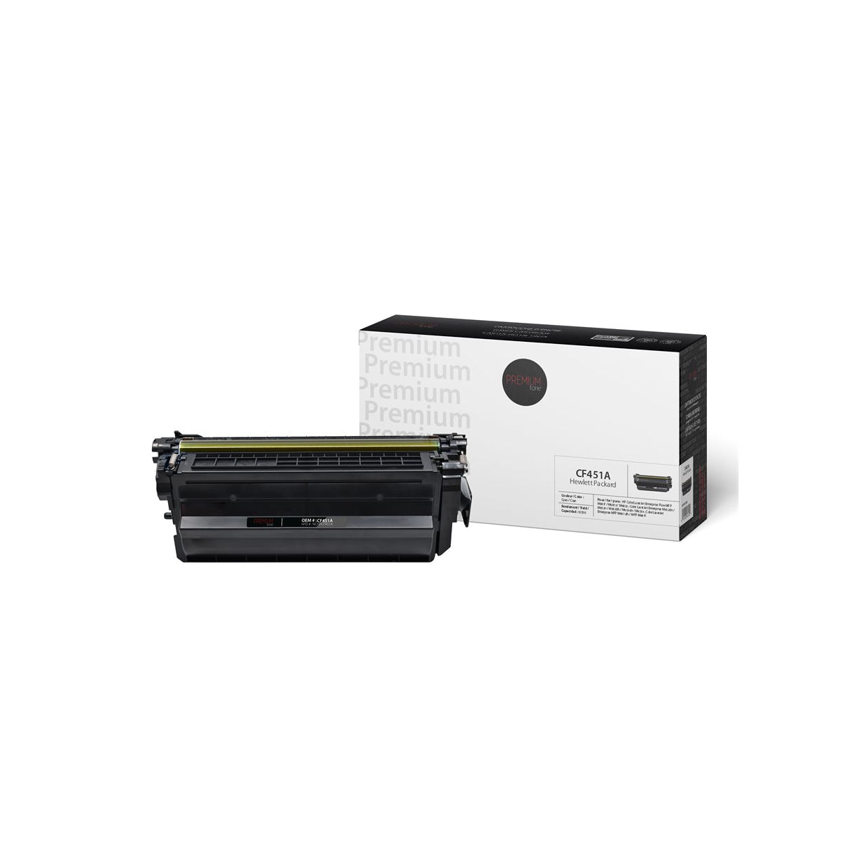 Compatible HP (655A) Cyan Toner Cartridge Premium Quality - Cartouches Certifiées
