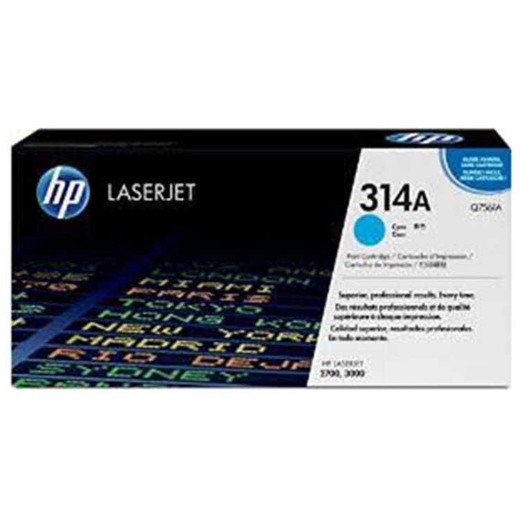 HP Q7561A (314A) Cyan Original Toner Cartridge - Cartouches Certifiées