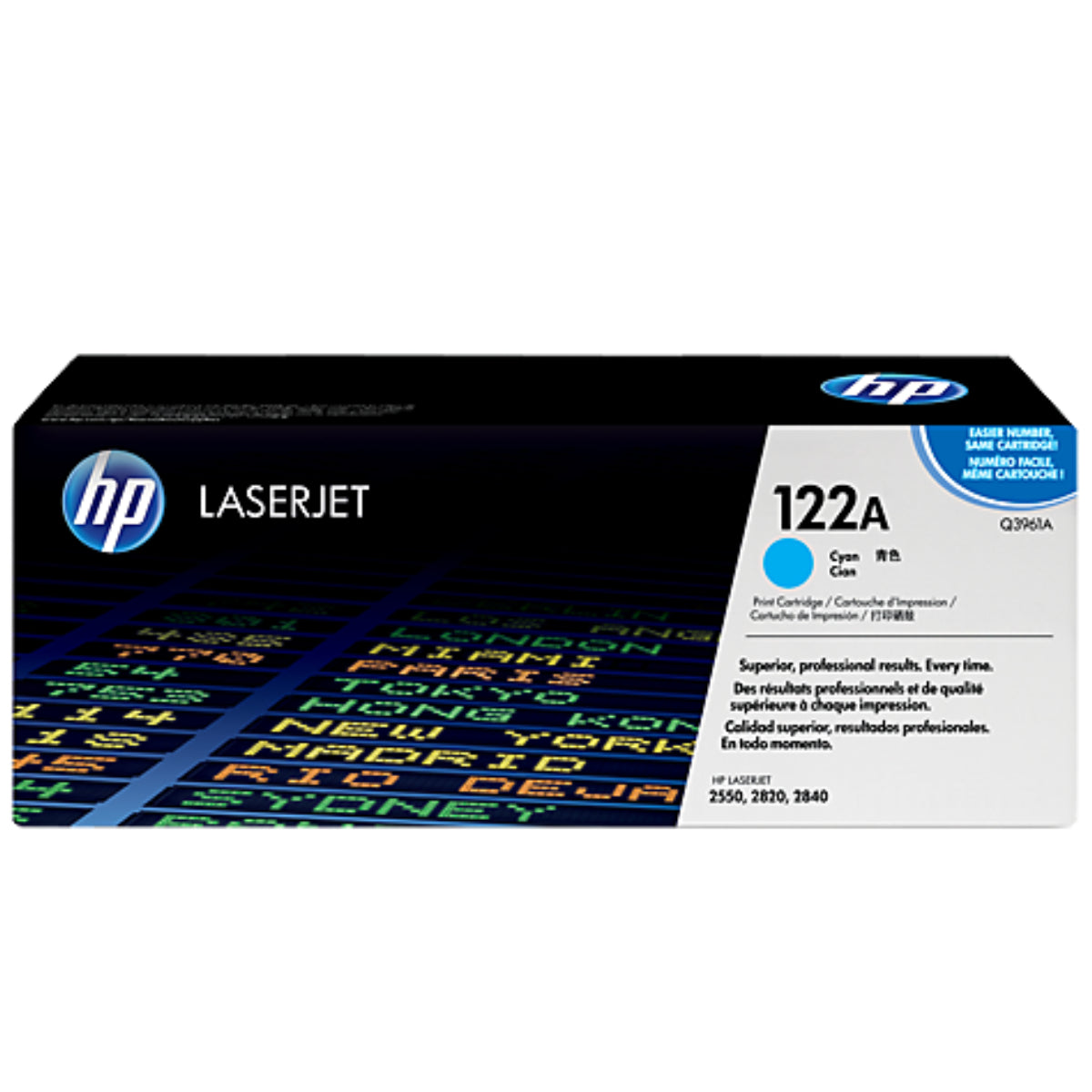 HP Q3961A (122A) Cyan Original Toner Cartridge - Cartouches Certifiées