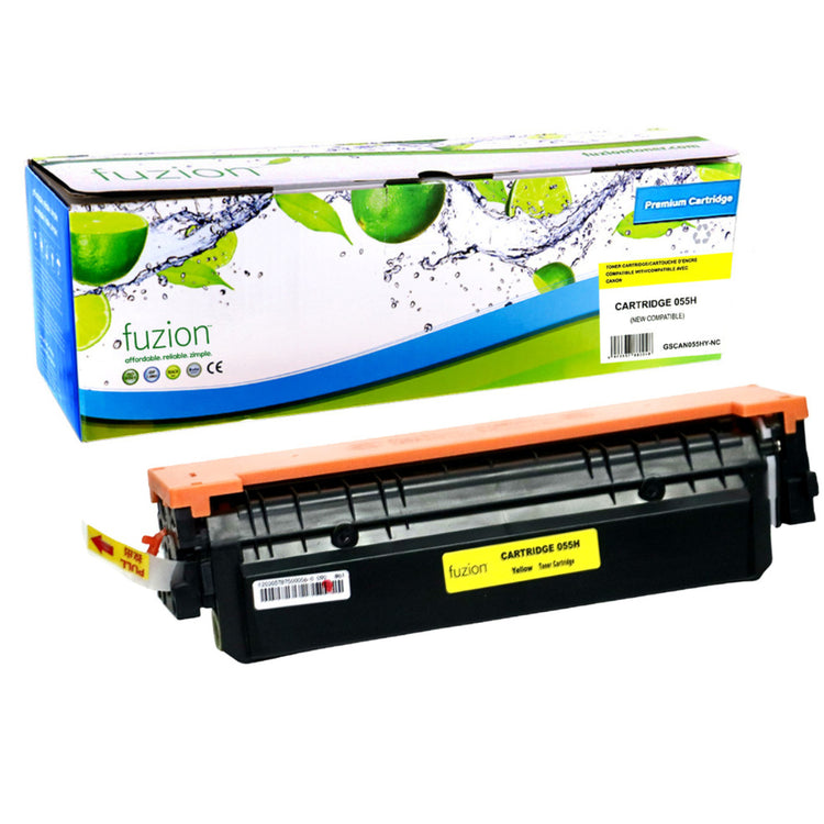 Compatible CANON 055H (3017C001) Yellow Toner Cartridge Premium Quality - Cartouches Certifiées