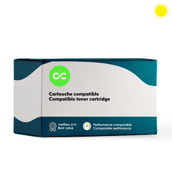 Compatible KONICA MINOLTA TN-318Y (A0DK233) Yellow Toner Cartridge Premium Quality - Cartouches Certifiées