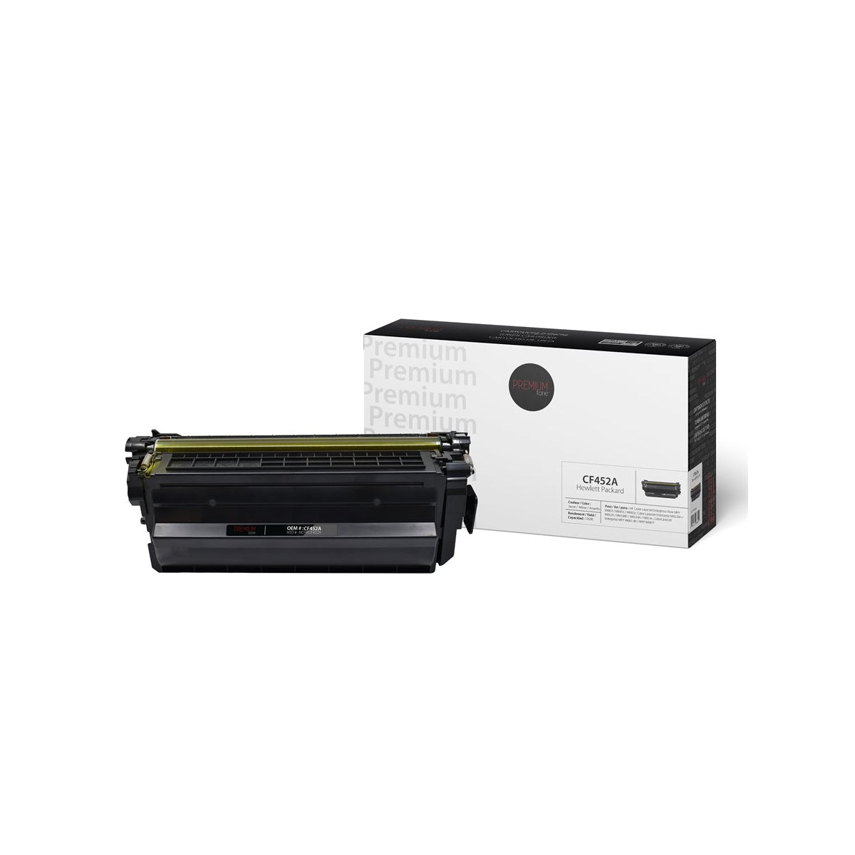 Compatible HP (655A) Yellow Toner Cartridge Premium Quality - Cartouches Certifiées