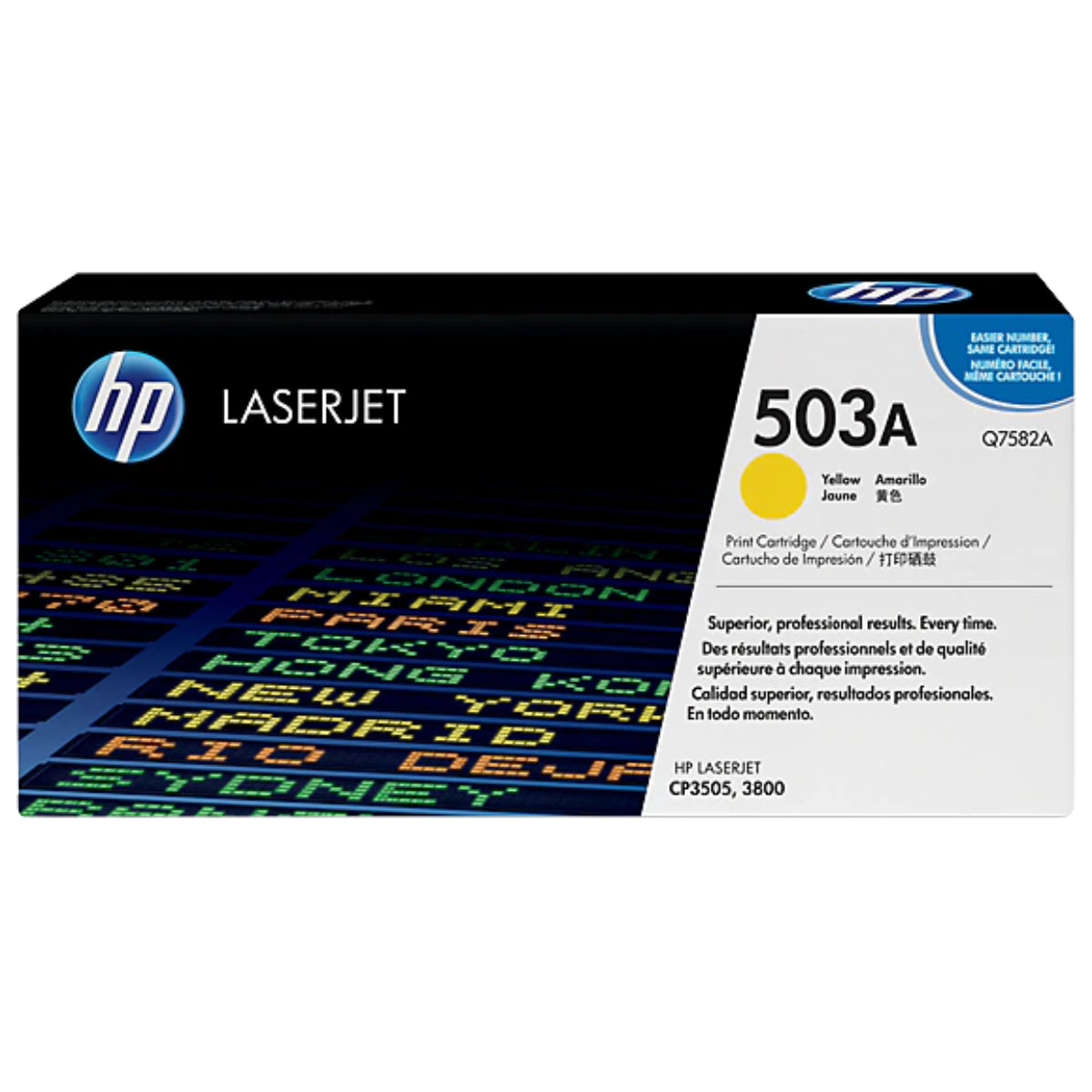 HP Q7582A (503A) Yellow Original Toner Cartridge - Cartouches Certifiées