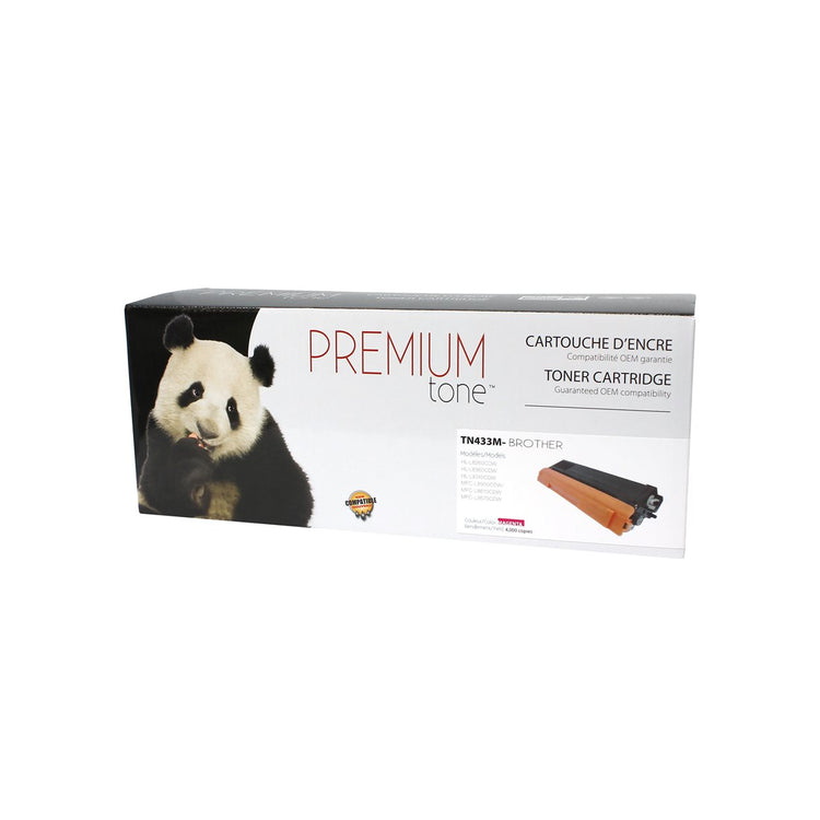 Compatible BROTHER TN-433M Magenta Toner Cartridge Premium Quality - Cartouches Certifiées