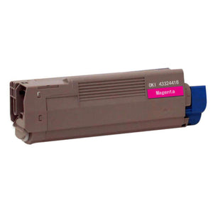 Cartridges for Compatible OKIDATA 43324418 Magenta Toner Cartridge Premium Quality - Cartouches Certifiées