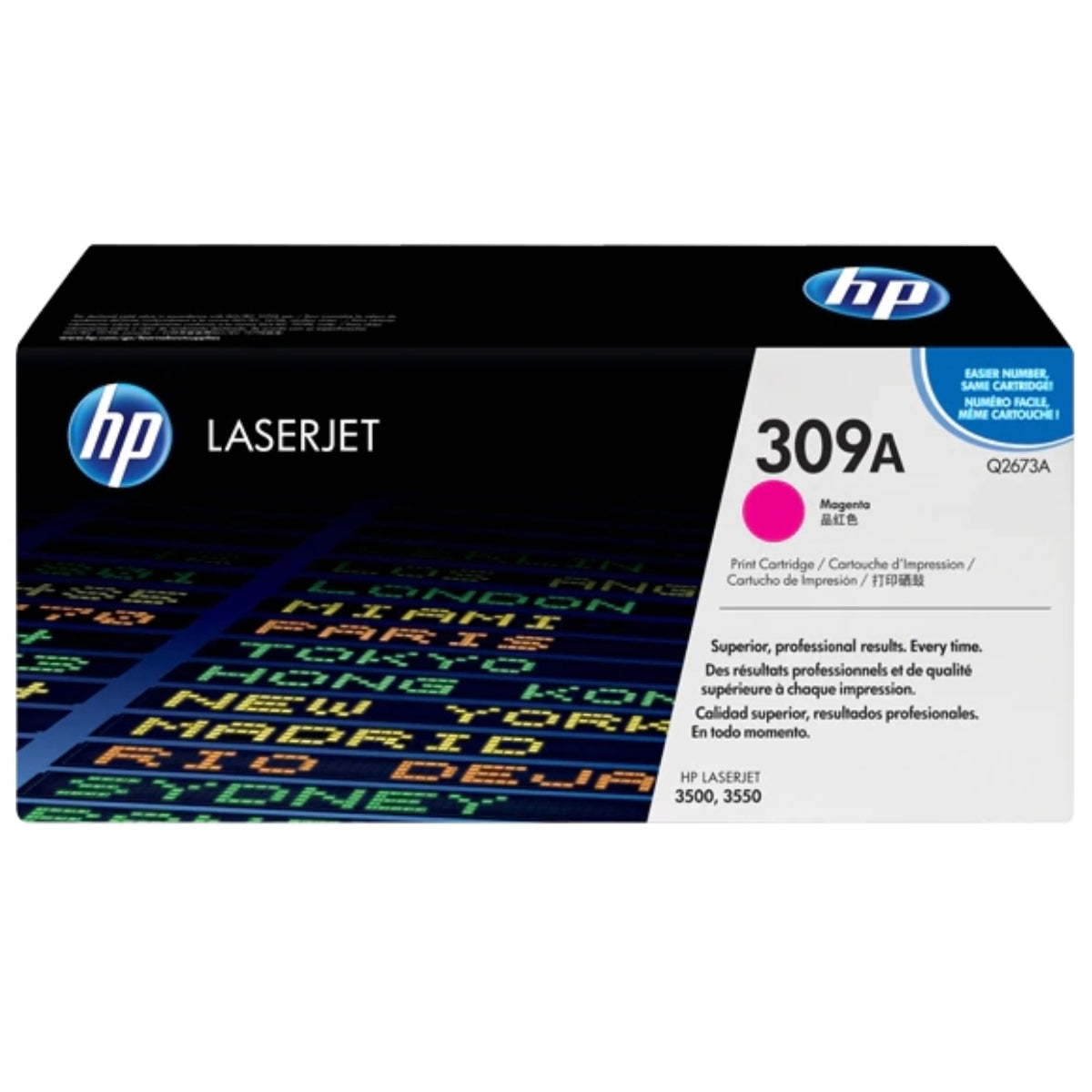 HP Q2673A (309A) Magenta Original Toner Cartridge - Cartouches Certifiées