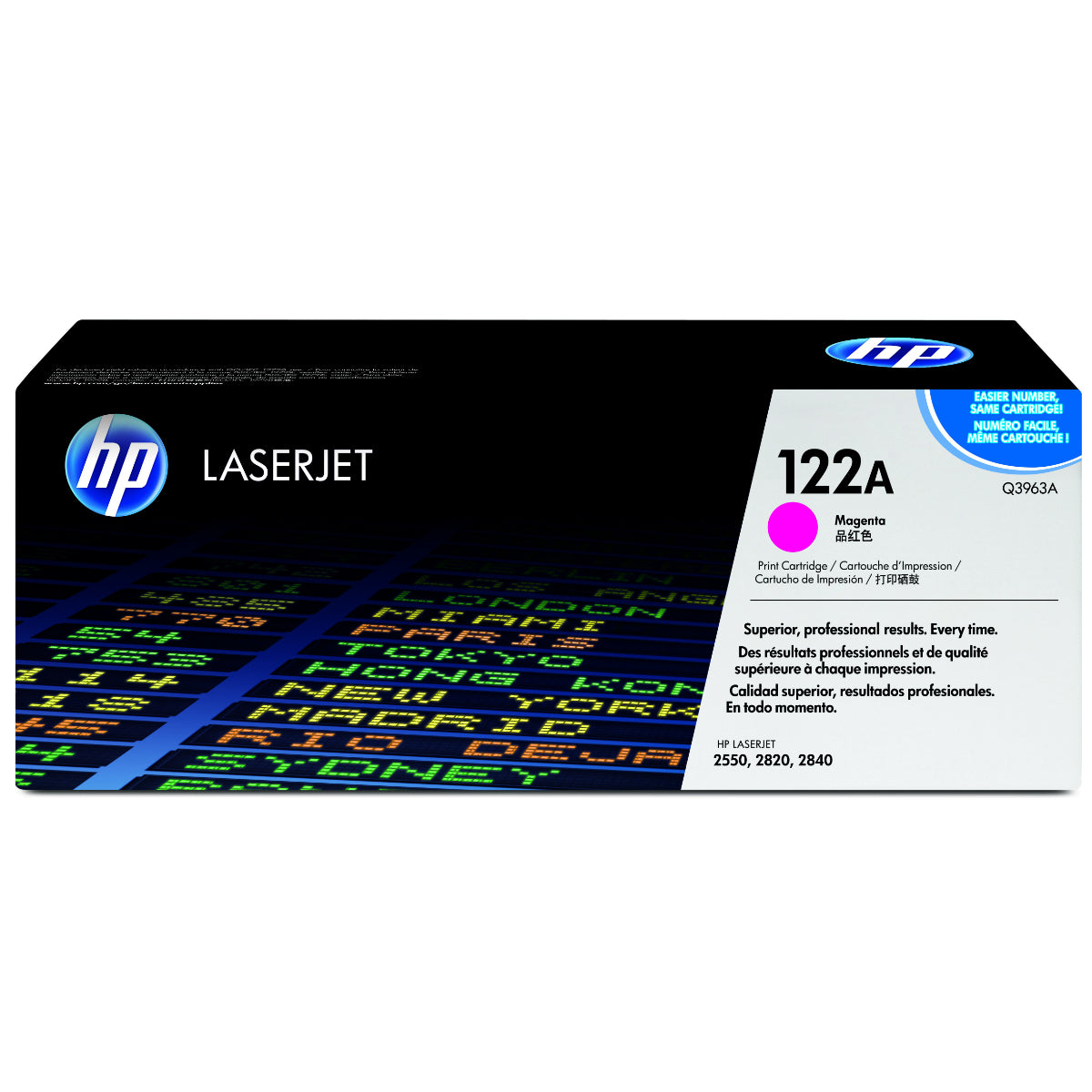 HP Q3963A (122A) Magenta Original Toner Cartridge - Cartouches Certifiées
