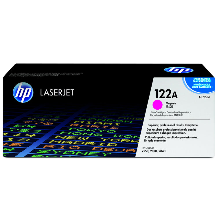 HP Q3963A (122A) Magenta Original Toner Cartridge - Cartouches Certifiées