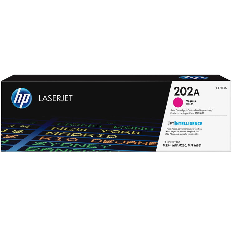 HP CF503A (202A) Magenta Original Toner Cartridge - Cartouches Certifiées