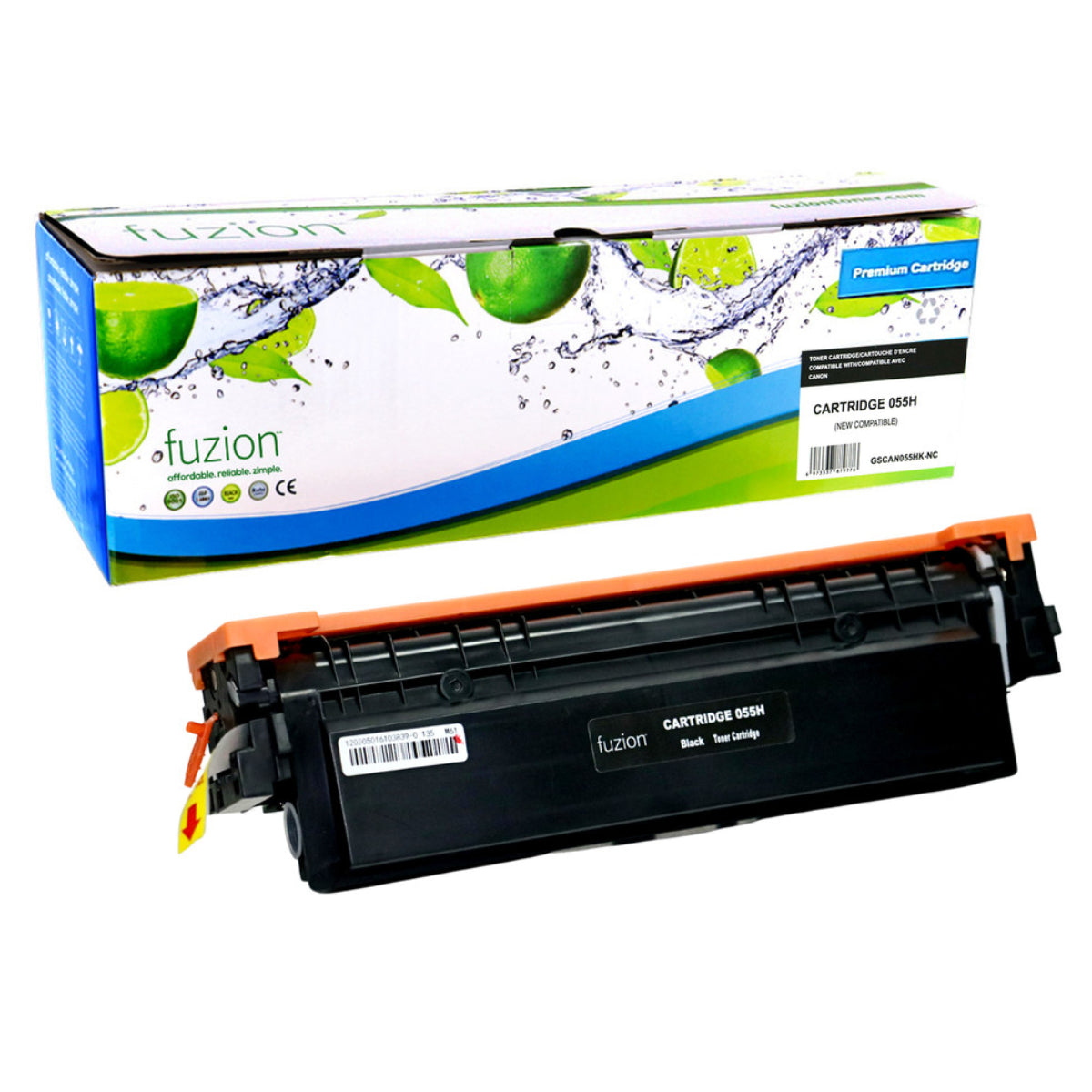 Compatible CANON 055H (3020C001) Black Toner Cartridge Premium Quality - Cartouches Certifiées