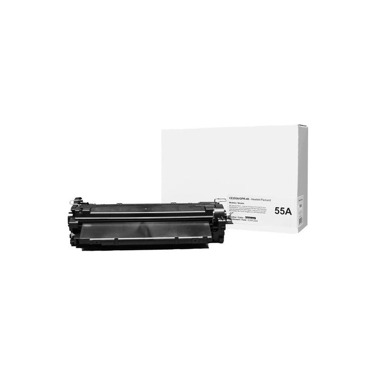 Compatible HP (55A) Black Toner Cartridge Premium Quality - Cartouches Certifiées