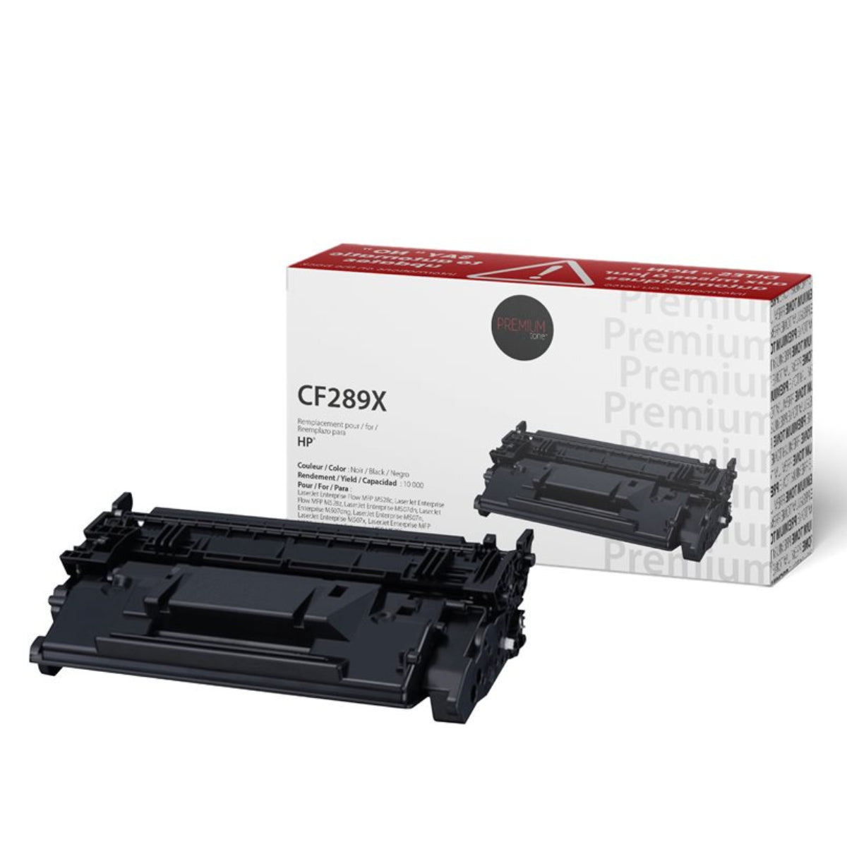 Compatible HP (89X) Black Toner Cartridge Premium Quality - Cartouches Certifiées