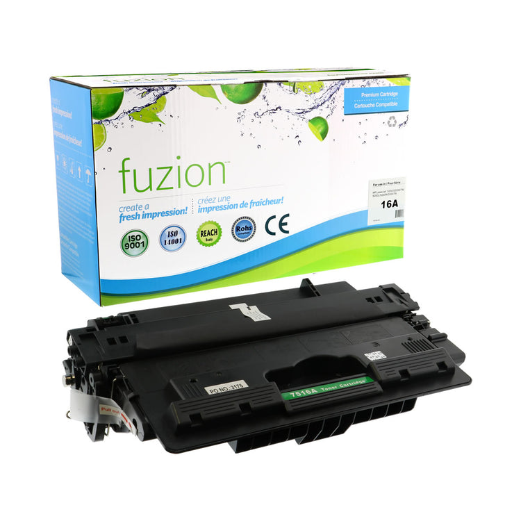 Compatible HP (16A) Black Toner Cartridge Premium Quality - Cartouches Certifiées