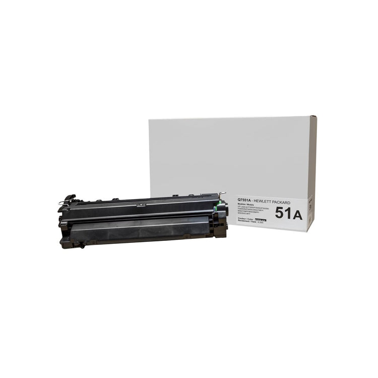 Compatible HP (51A) Black Toner Cartridge Premium Quality - Cartouches Certifiées