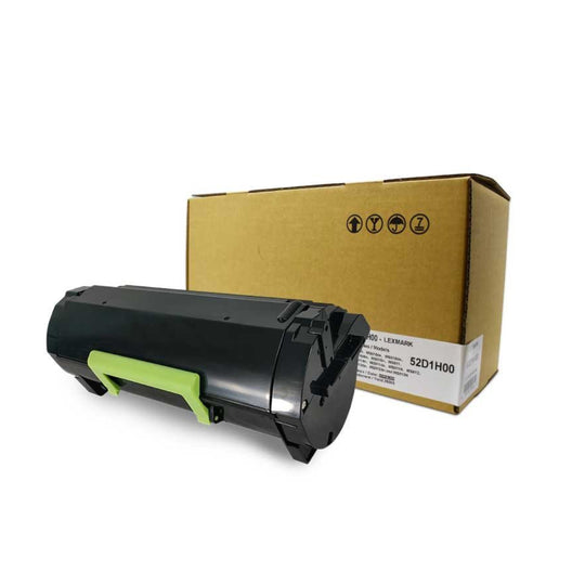 Compatible LEXMARK 52D1H00 (52D1H0E) Black Toner Cartridge Premium Quality