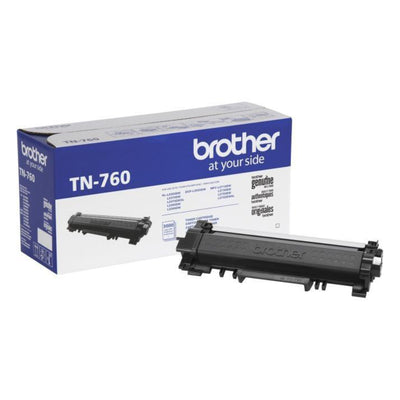 BROTHER TN-760 Black Original Toner Cartridge - Cartouches Certifiées